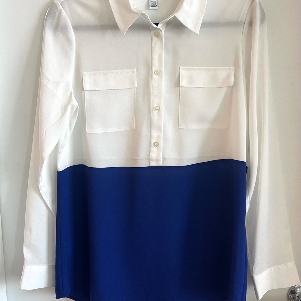 CLEARANCE Calvin Klein colour block dress shirt